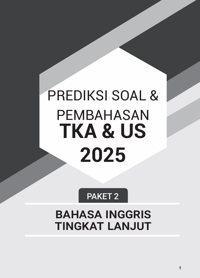 Cover Bahasa Inggris